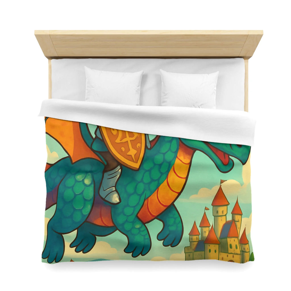 Housse de Couette Microfibre Art Graphique Contemporain Style Décoratif Chambre Tendance