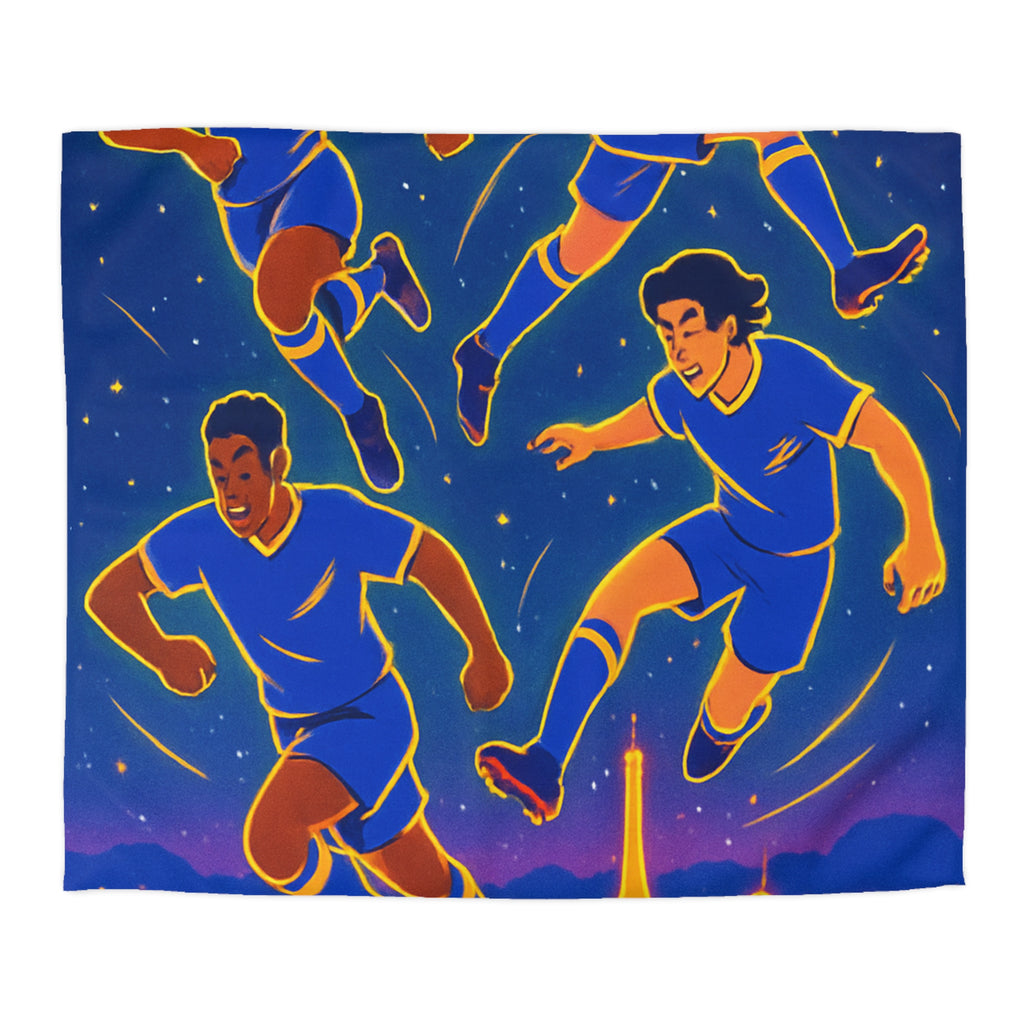 Housse de Couette Microfibre Motif Créatif Original Style Contemporain Chambre Élégante