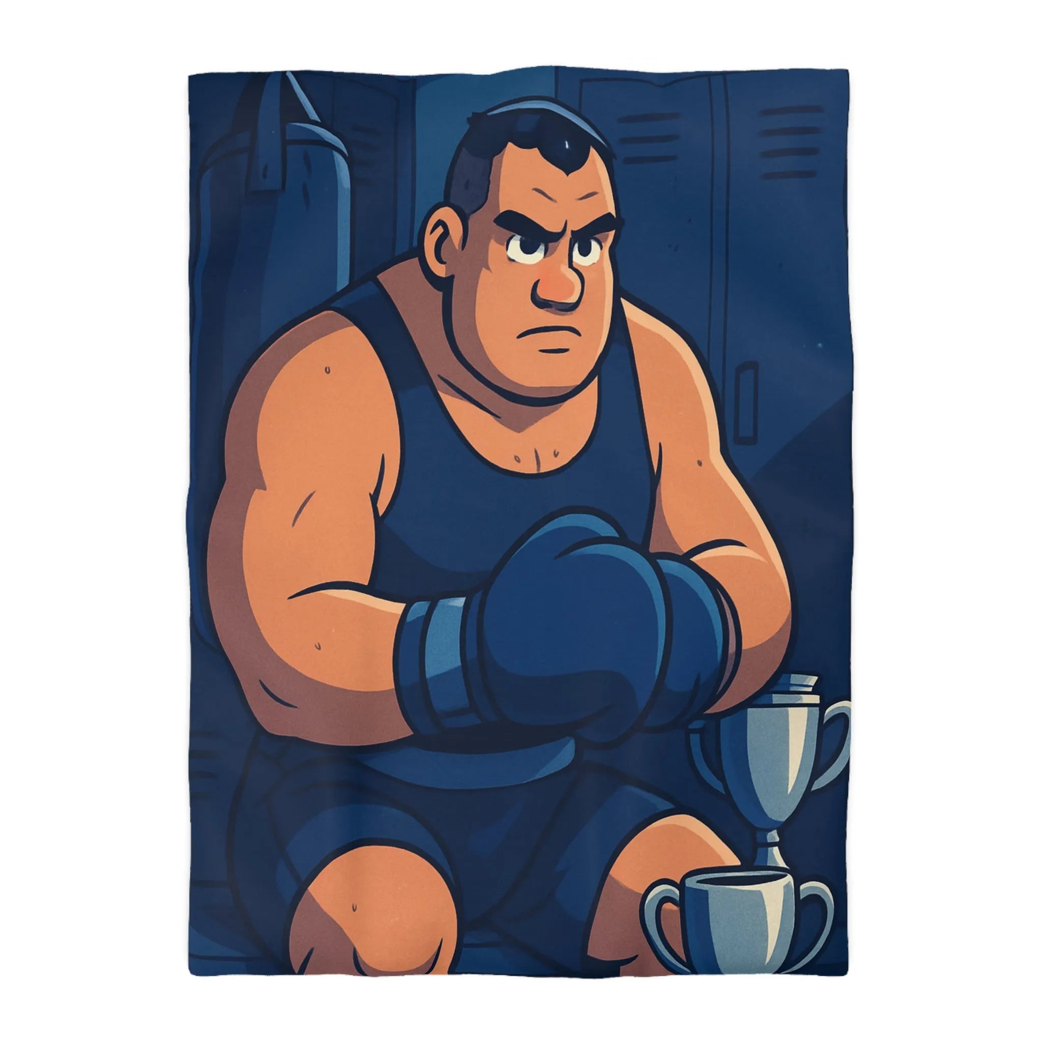 Housse de Couette Microfibre Art Graphique Contemporain Style Décoratif Chambre Tendance