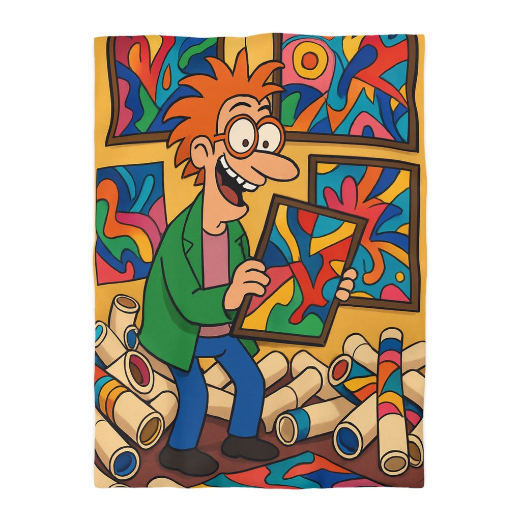 Housse de Couette Microfibre Création Artistique Moderne Design Exclusif Décoration Chambre