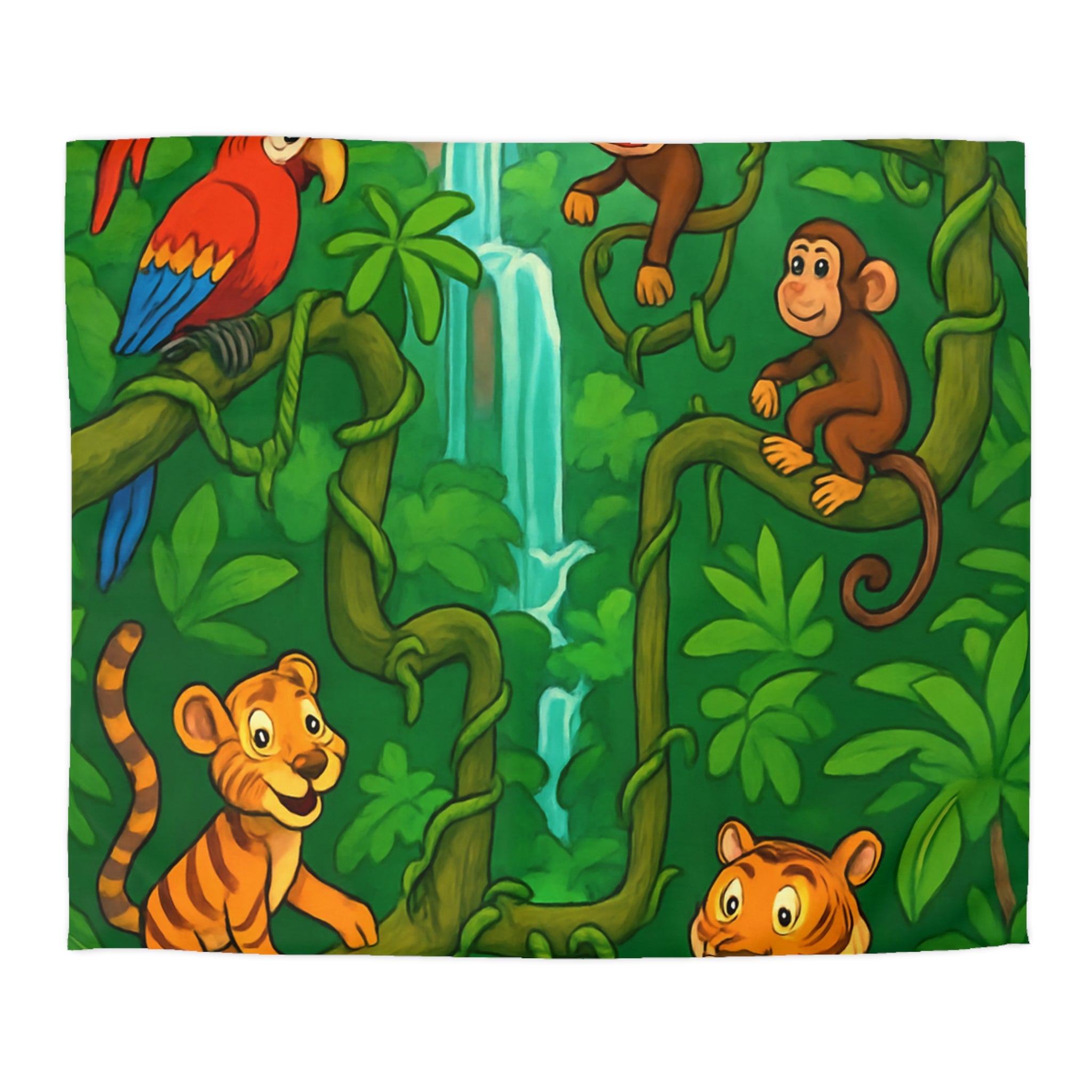 Housse de Couette Microfibre Illustration Unique Design Moderne Décoration Intérieure Raffinée