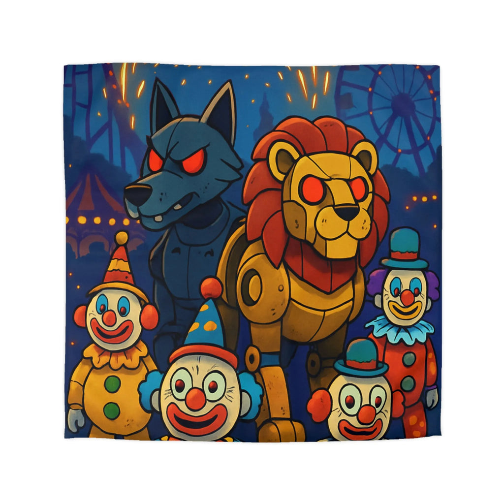 Housse de Couette Microfibre Art Graphique Contemporain Style Décoratif Chambre Tendance