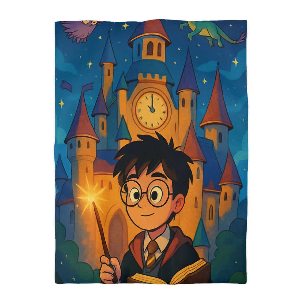 Housse de Couette Microfibre Motif Créatif Original Style Contemporain Chambre Élégante