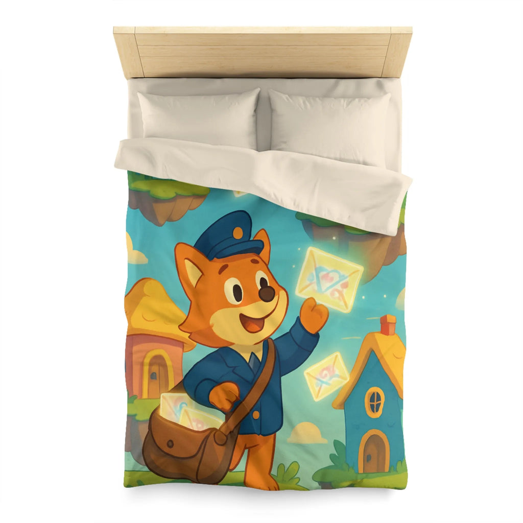 Housse de Couette Microfibre Art Graphique Contemporain Style Décoratif Chambre Tendance