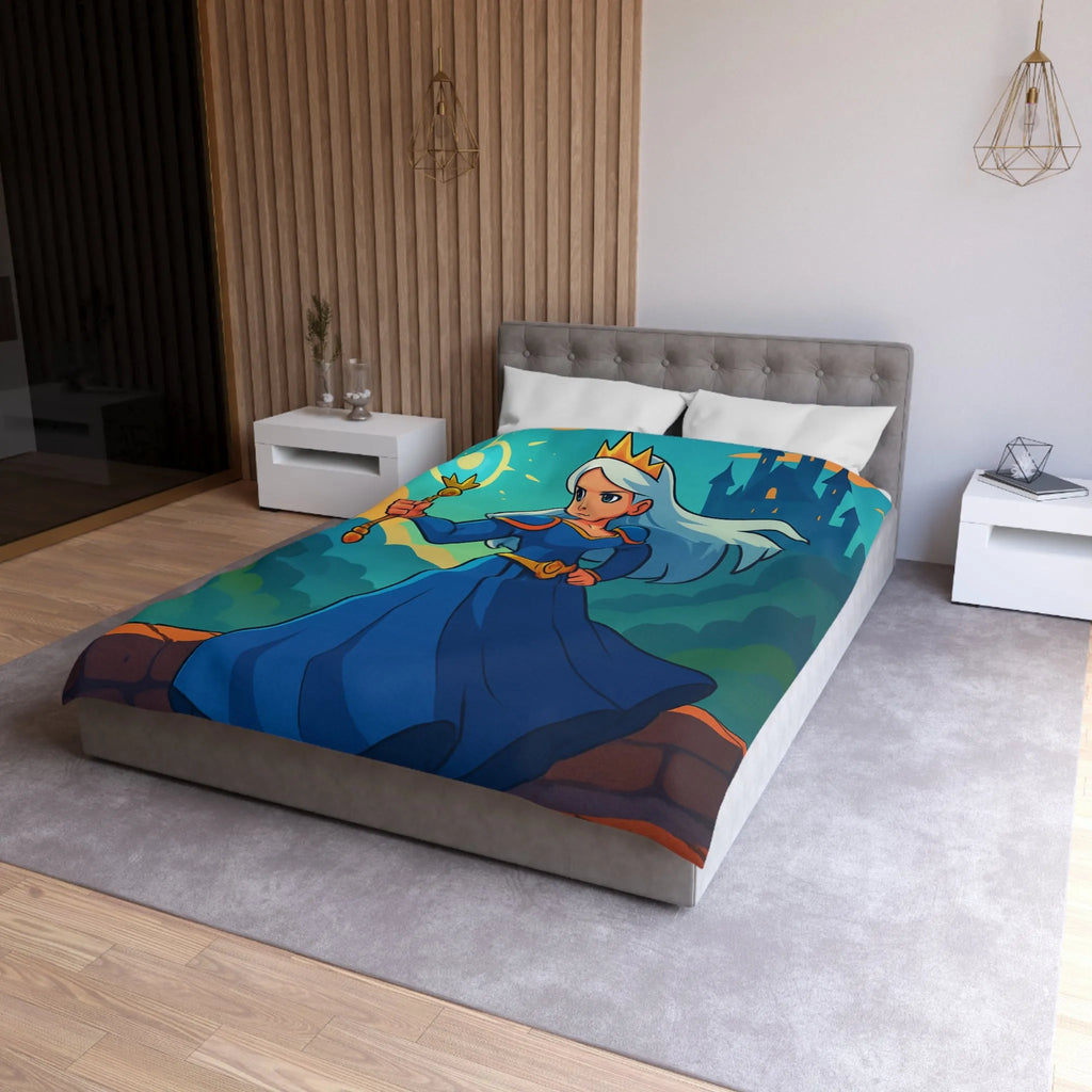 Housse de Couette Microfibre Art Graphique Contemporain Style Décoratif Chambre Tendance