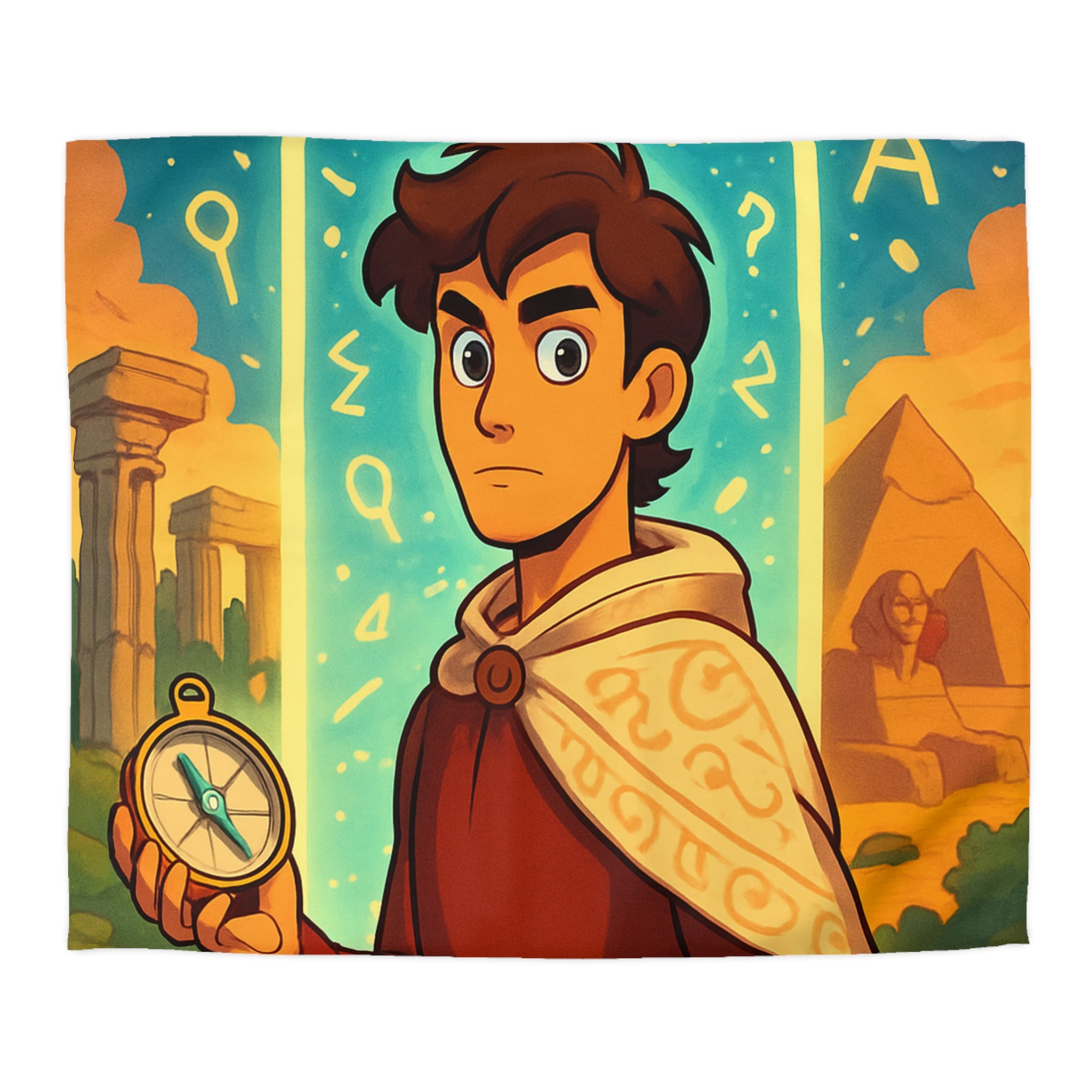 Housse de Couette Microfibre Design Artistique Moderne Décoration Chambre Confort Premium