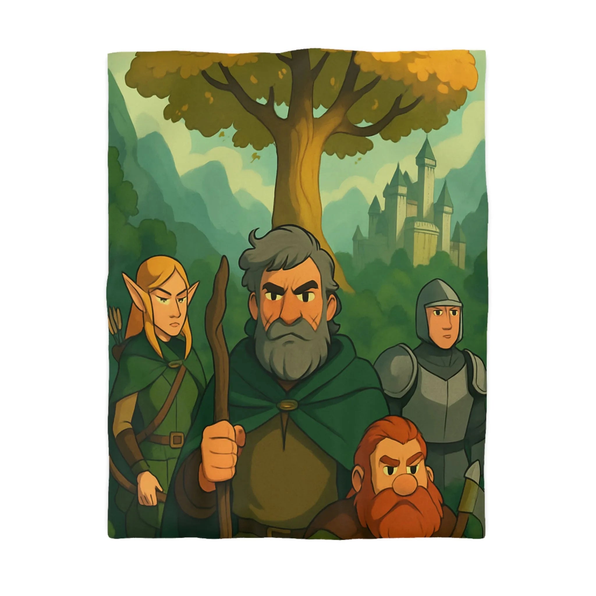 Housse de Couette Microfibre Art Graphique Contemporain Style Décoratif Chambre Tendance