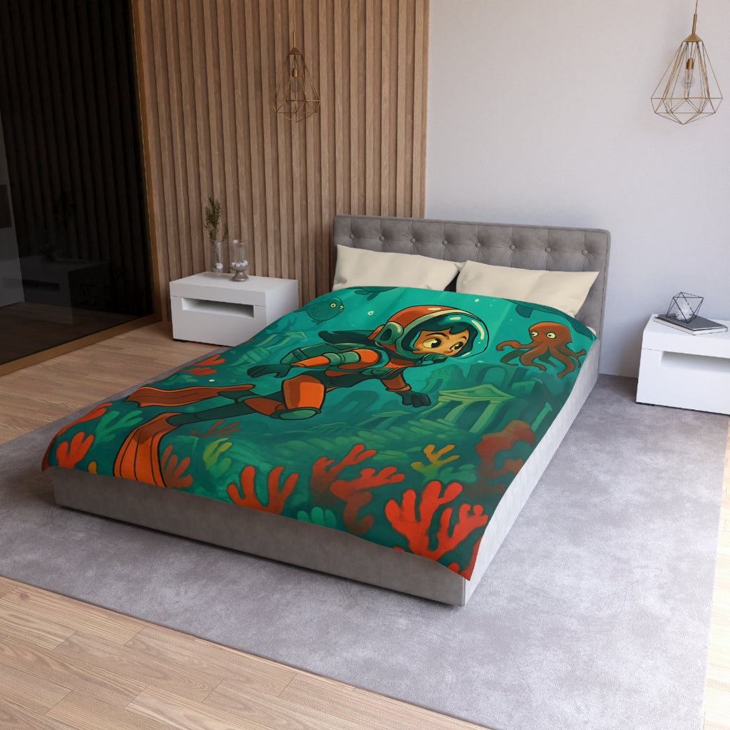 Housse de Couette Microfibre Création Artistique Moderne Design Exclusif Décoration Chambre