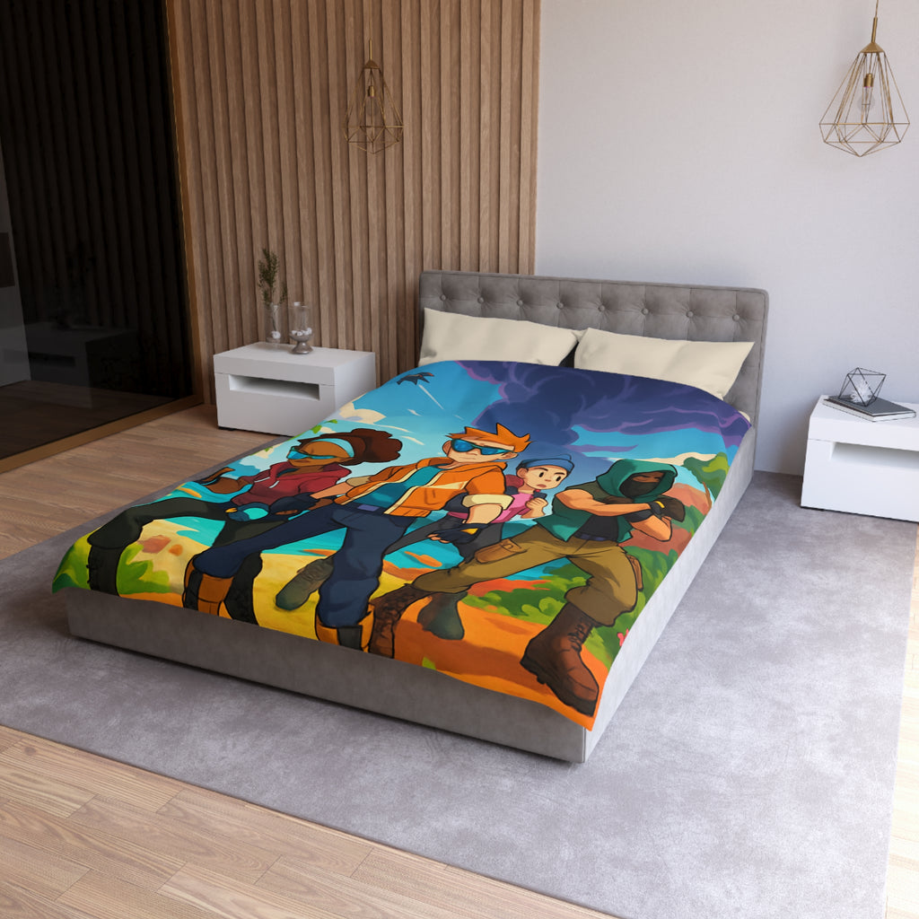 Housse de Couette Microfibre Création Artistique Moderne Design Exclusif Décoration Chambre