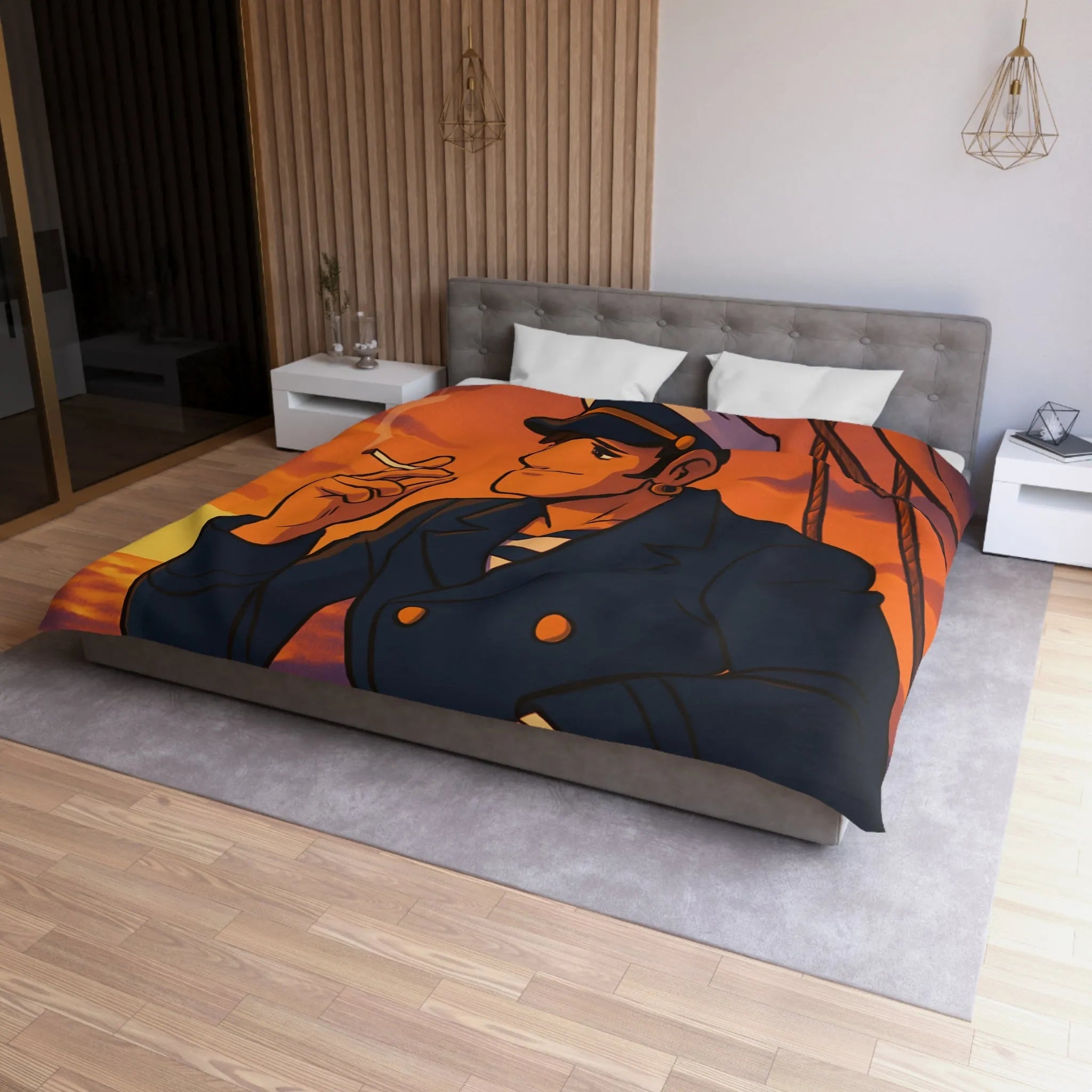 Housse de Couette Microfibre Création Artistique Moderne Design Exclusif Décoration Chambre