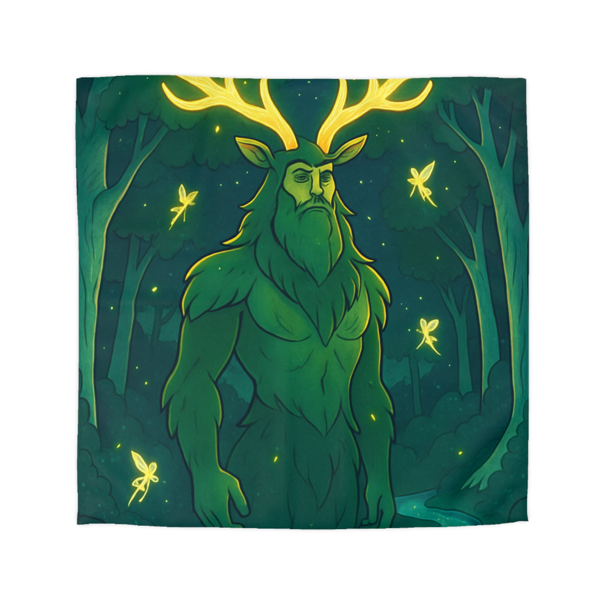 Housse de Couette Microfibre Illustration Unique Design Moderne Décoration Intérieure Raffinée