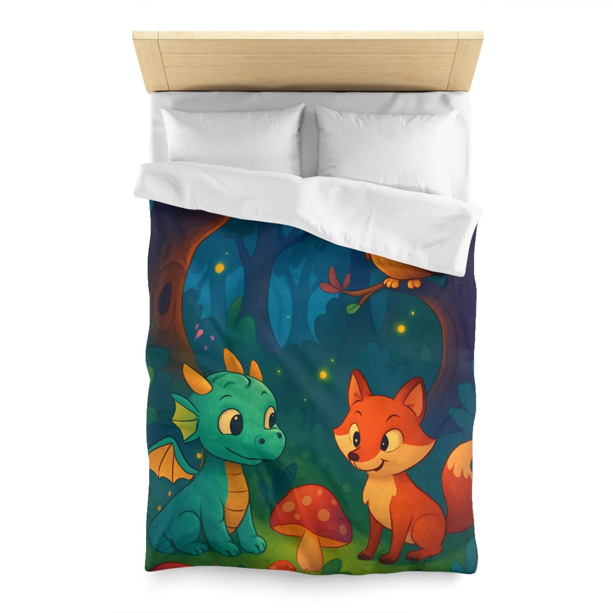 Housse de Couette Microfibre Art Graphique Contemporain Style Décoratif Chambre Tendance