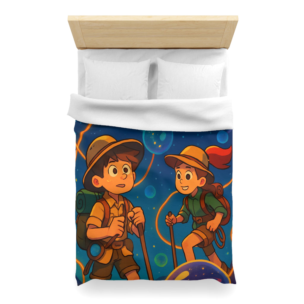 Housse de Couette Microfibre Création Artistique Moderne Design Exclusif Décoration Chambre