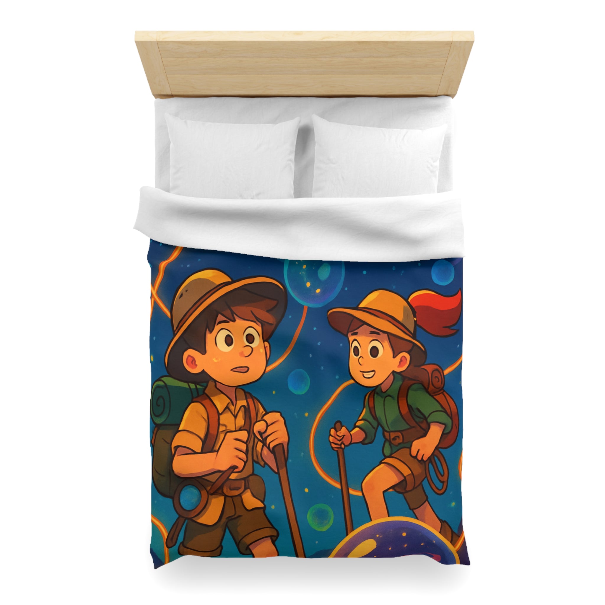 Housse de Couette Microfibre Création Artistique Moderne Design Exclusif Décoration Chambre