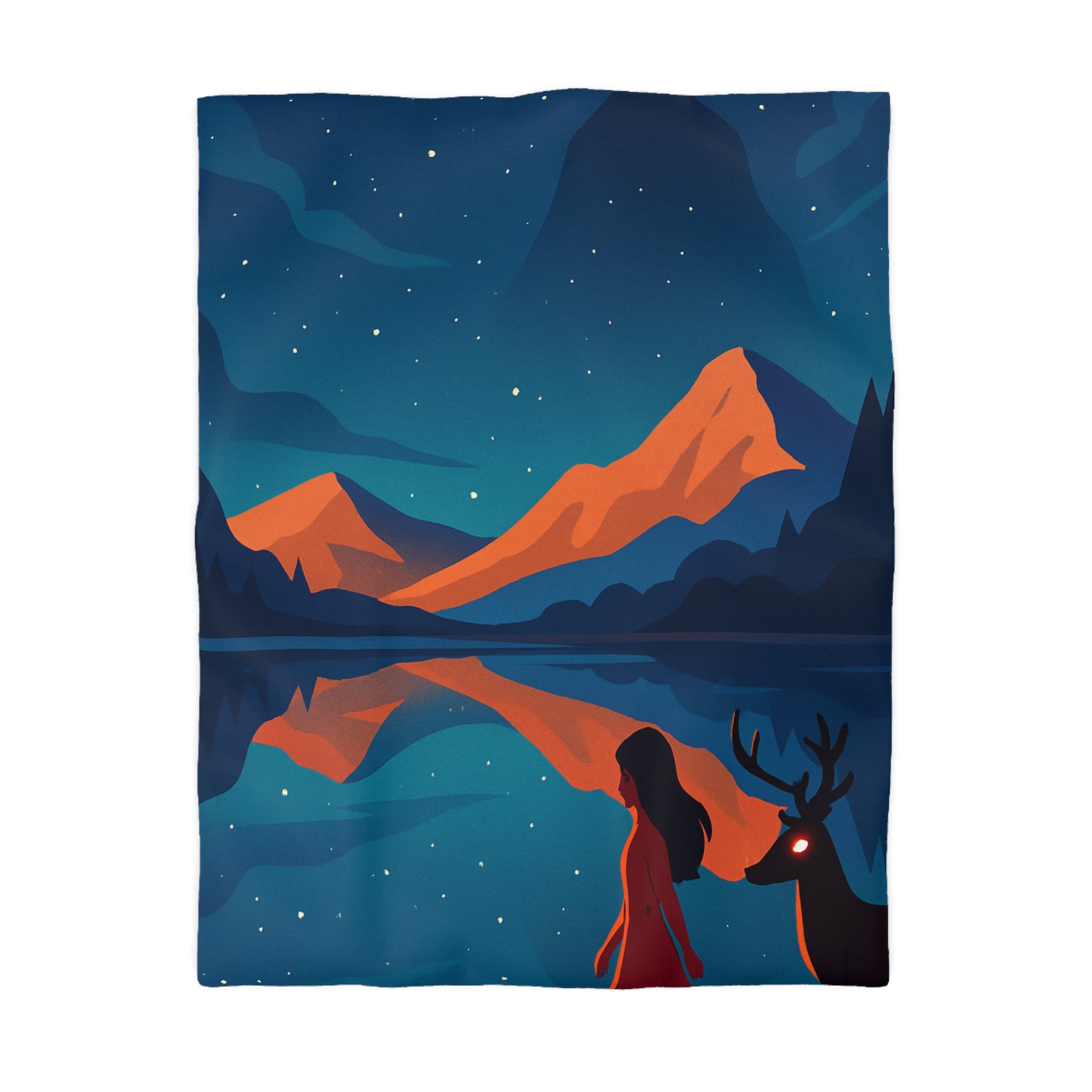 Housse de Couette Microfibre Création Artistique Moderne Design Exclusif Décoration Chambre