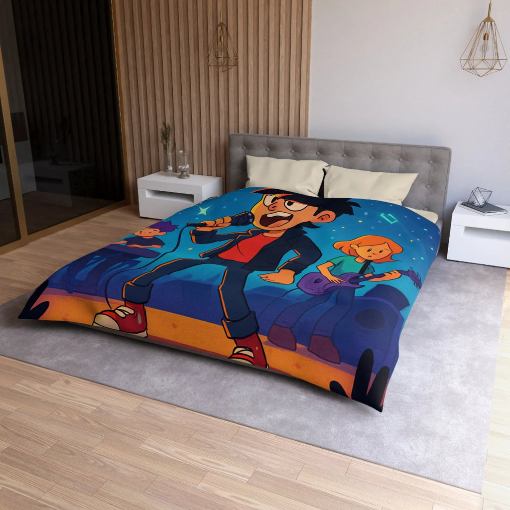 Housse de Couette Microfibre Création Artistique Moderne Design Exclusif Décoration Chambre