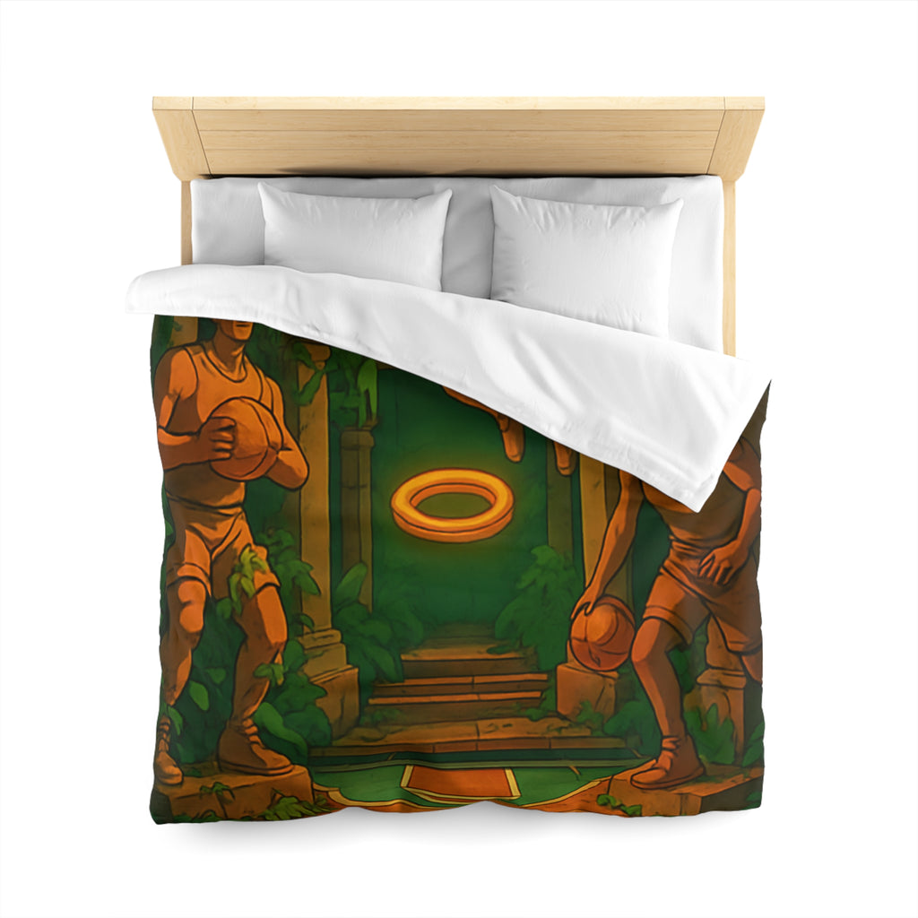 Housse de Couette Microfibre Illustration Unique Design Moderne Décoration Intérieure Raffinée