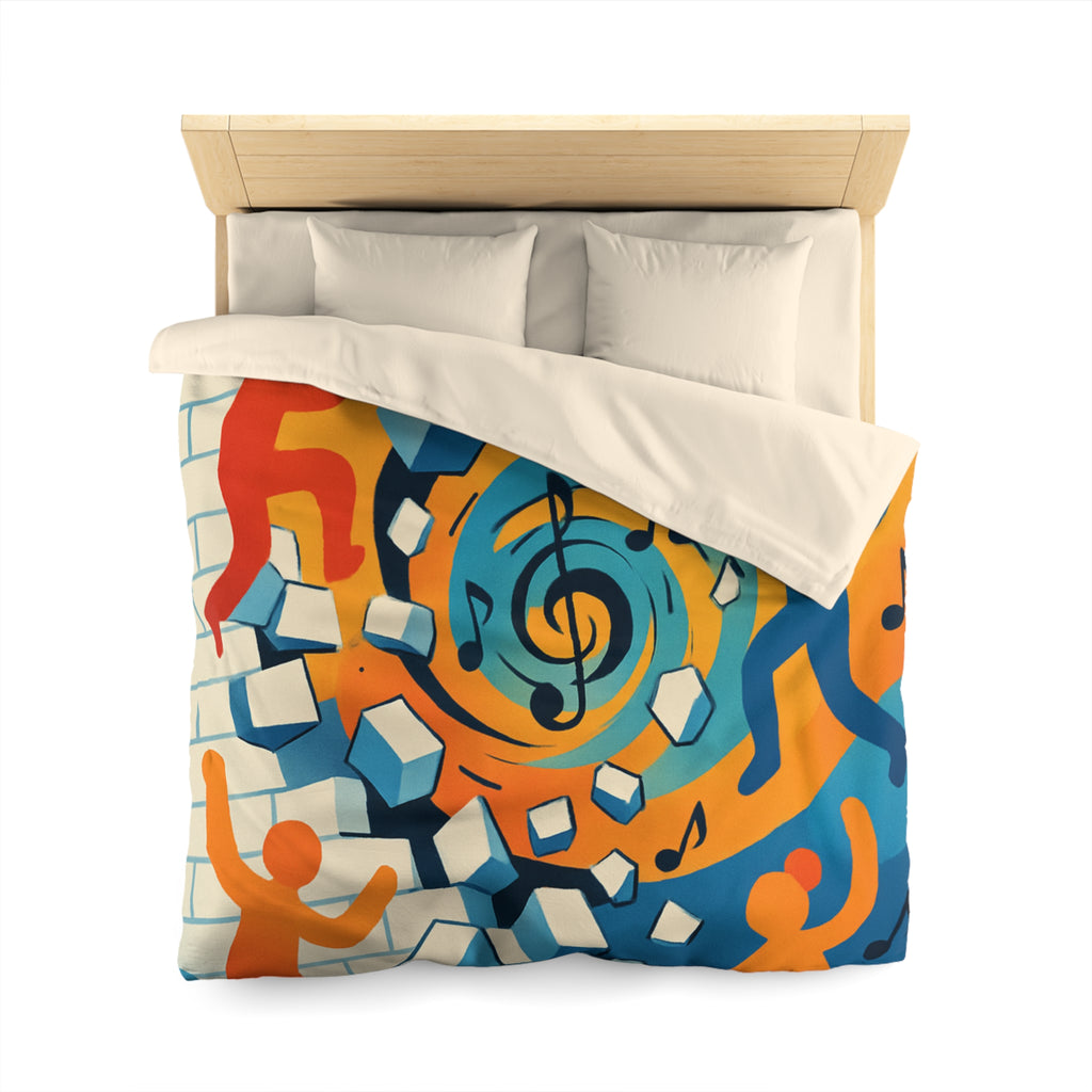 Housse de Couette Microfibre Création Artistique Moderne Design Exclusif Décoration Chambre