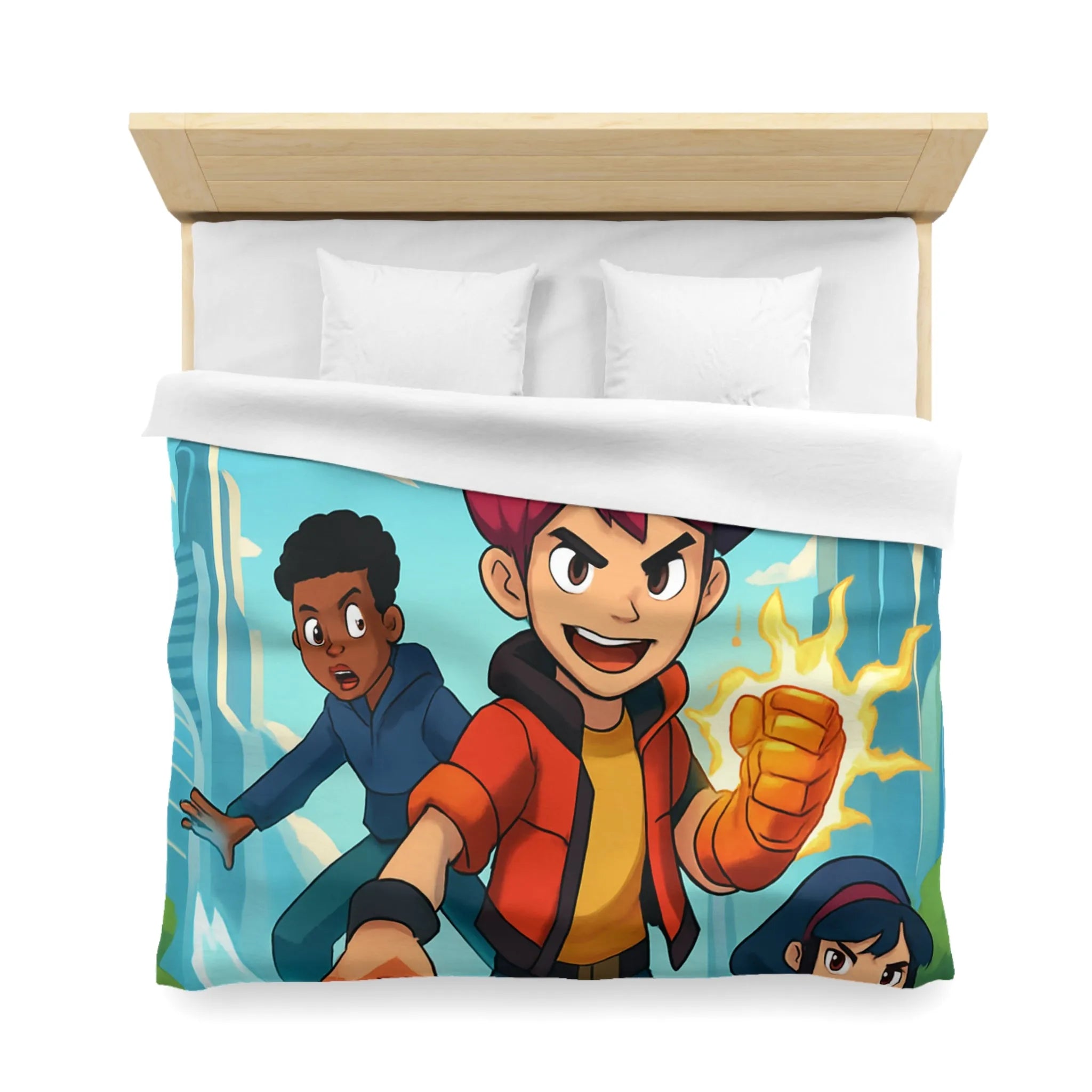 Housse de Couette Microfibre Création Artistique Moderne Design Exclusif Décoration Chambre