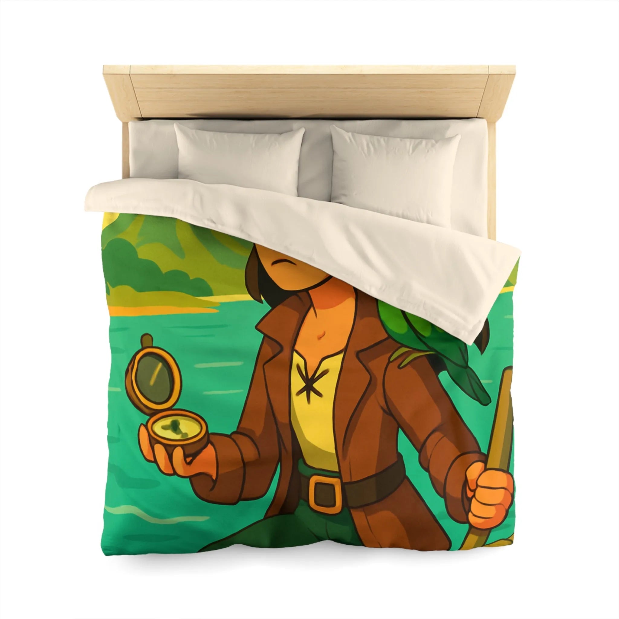 Housse de Couette Microfibre Création Artistique Moderne Design Exclusif Décoration Chambre