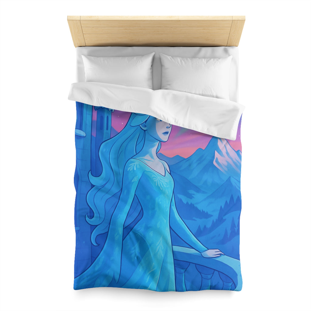 Housse de Couette Microfibre Design Artistique Moderne Décoration Chambre Confort Premium