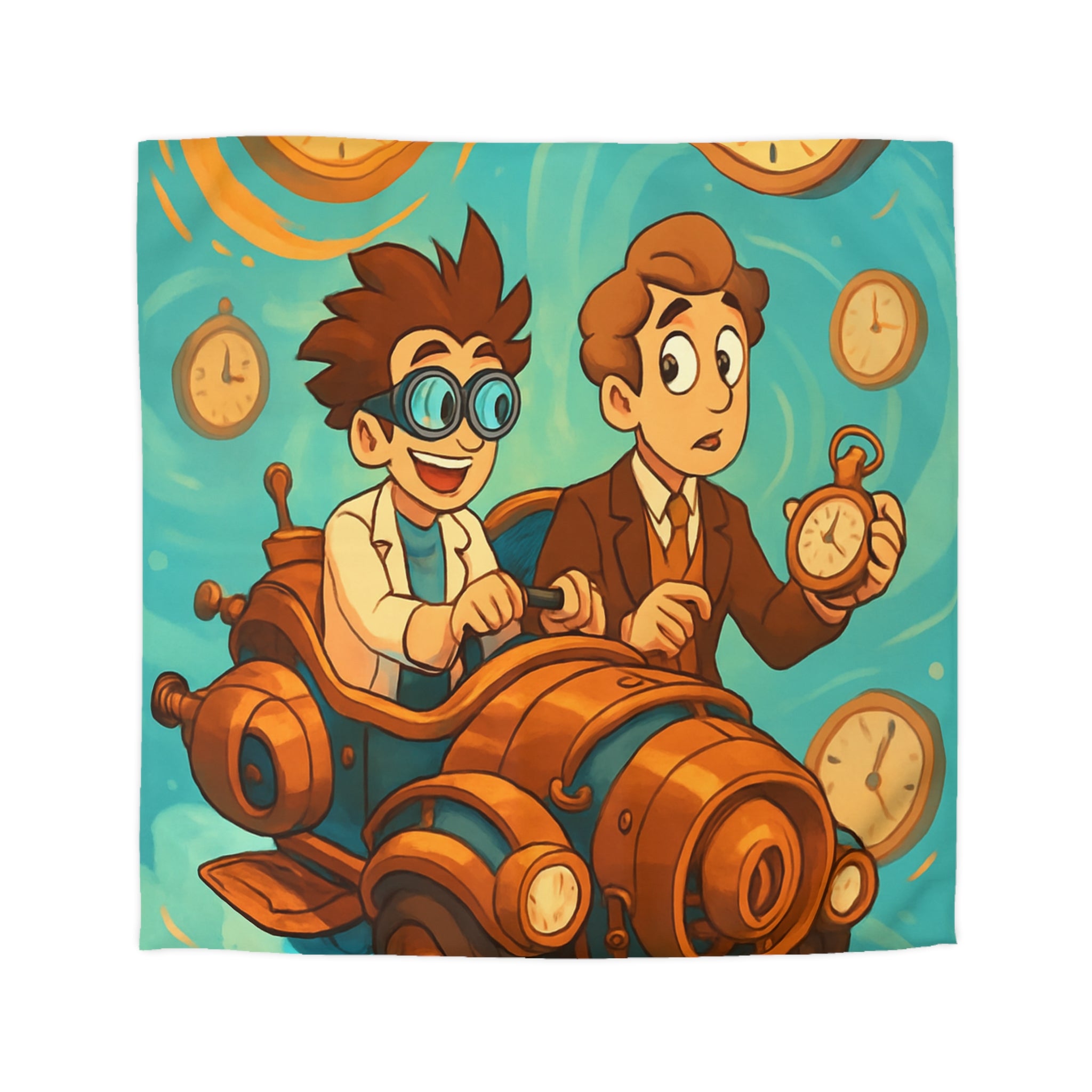 Housse de Couette Microfibre Design Artistique Moderne Décoration Chambre Confort Premium