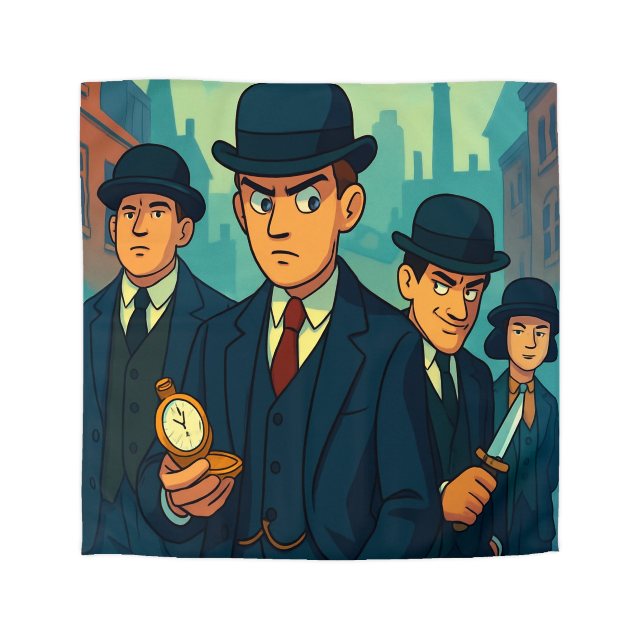 Housse de Couette Microfibre Design Artistique Moderne Décoration Chambre Confort Premium