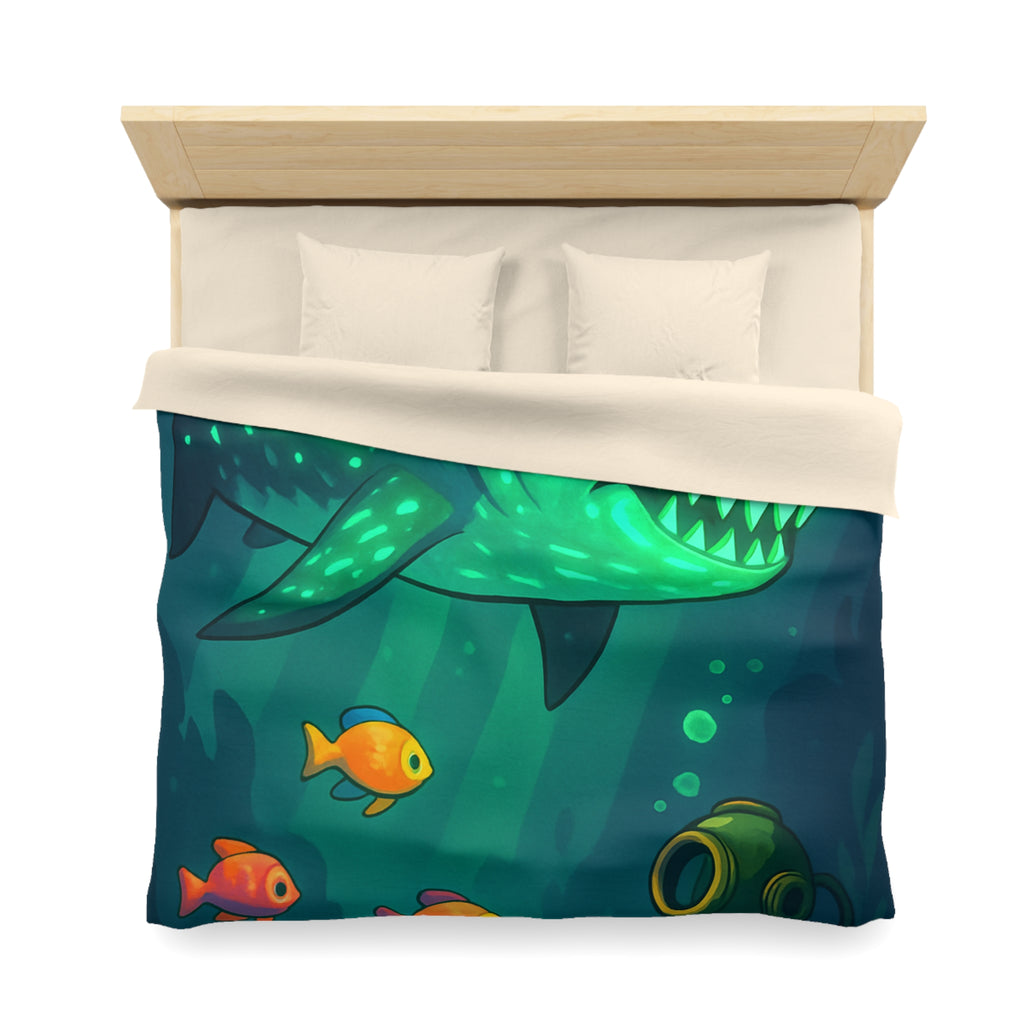 Housse de Couette Microfibre Illustration Unique Design Moderne Décoration Intérieure Raffinée