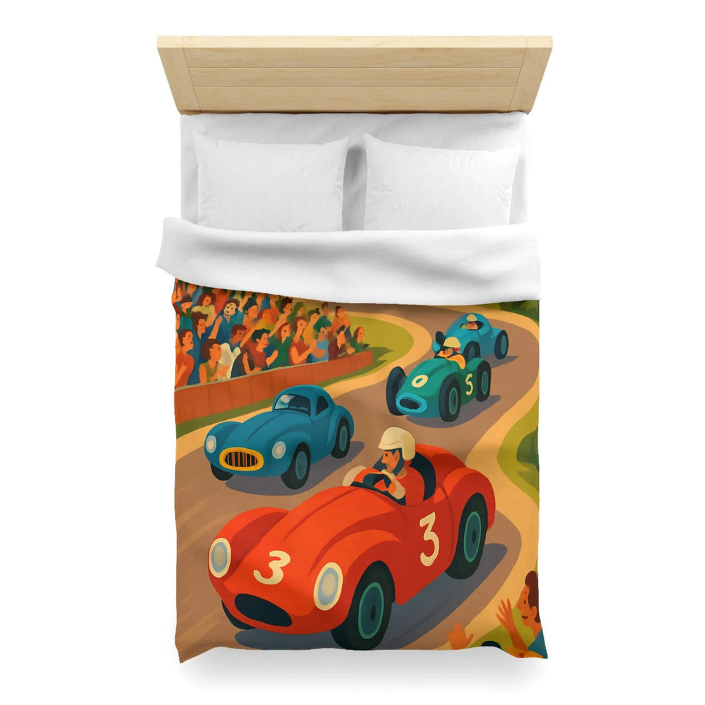 Housse de Couette Microfibre Art Graphique Contemporain Style Décoratif Chambre Tendance