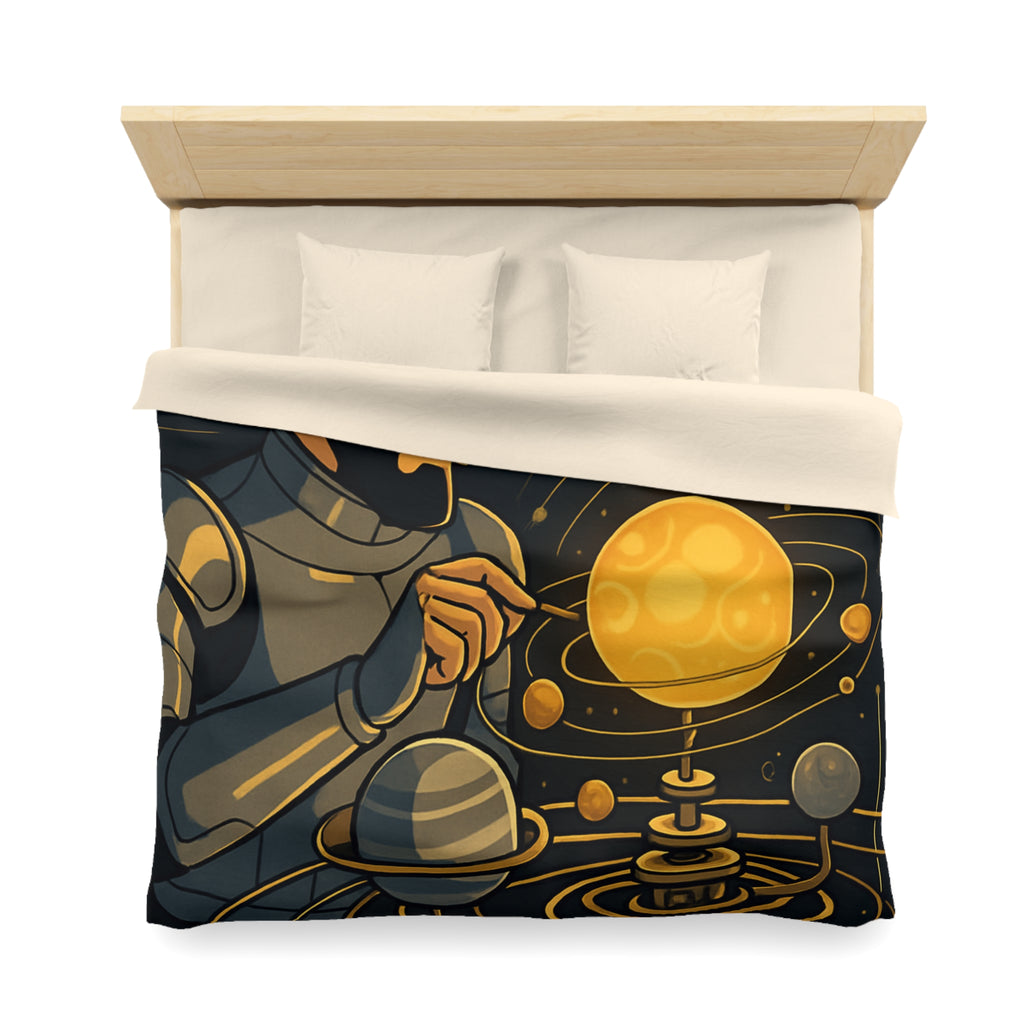 Housse de Couette Microfibre Illustration Unique Design Moderne Décoration Intérieure Raffinée