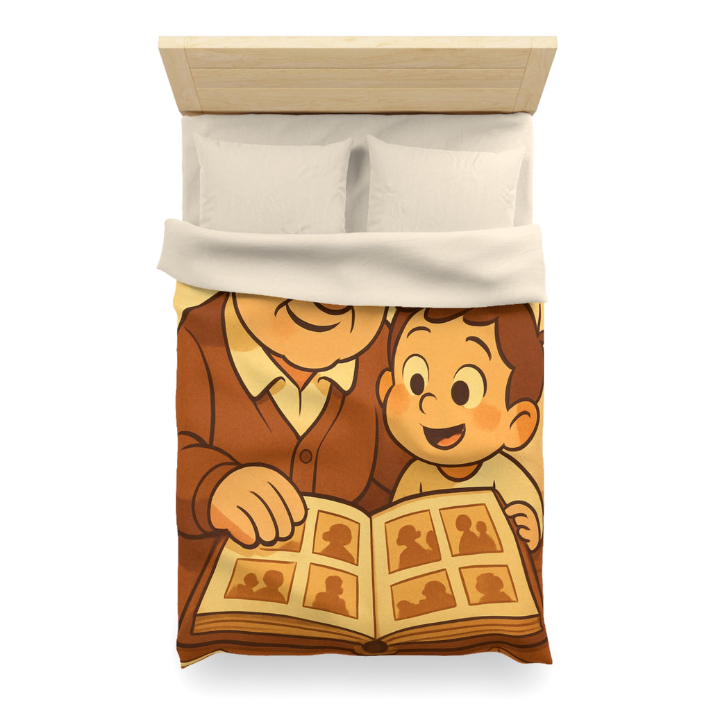 Housse de Couette Microfibre Design Artistique Moderne Décoration Chambre Confort Premium