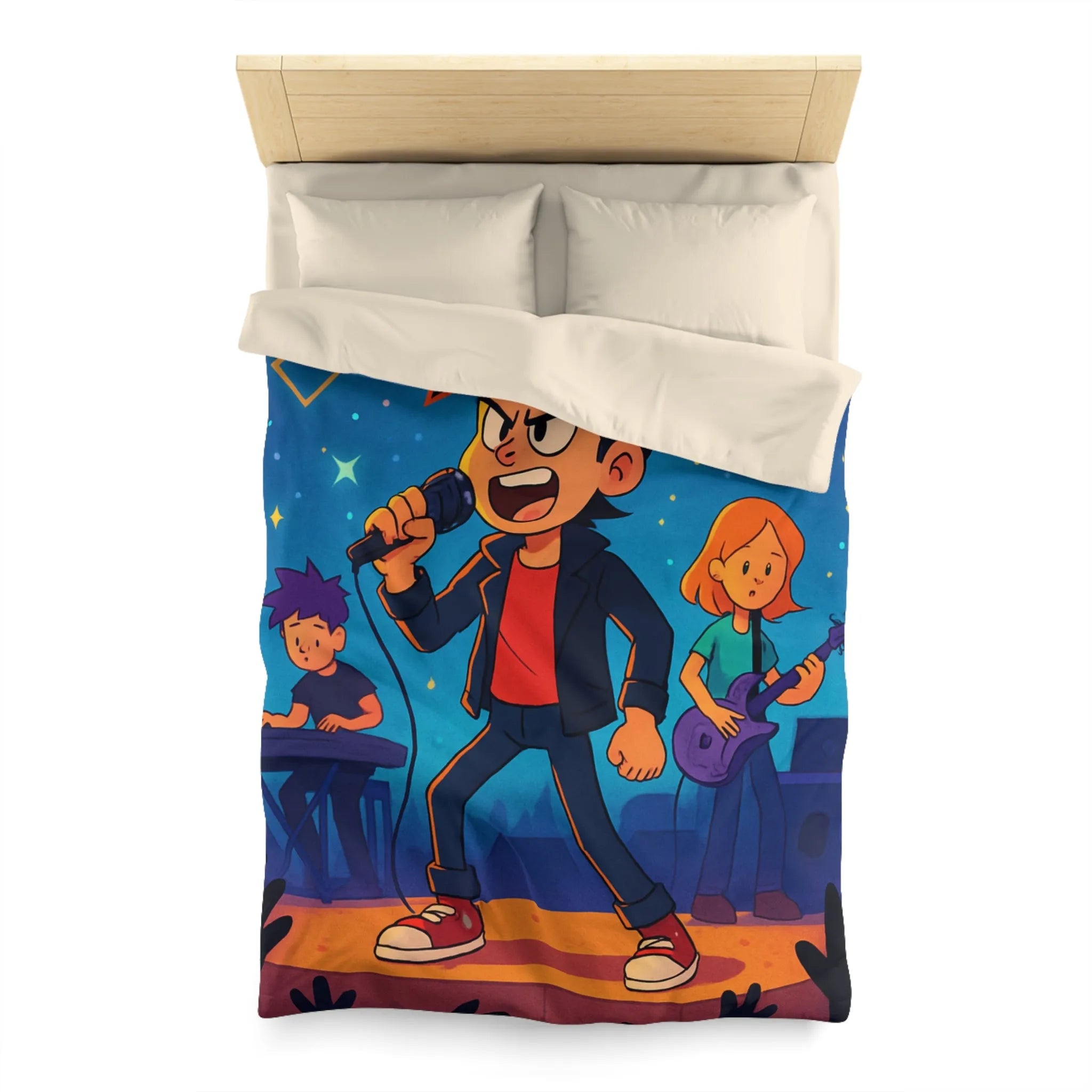 Housse de Couette Microfibre Création Artistique Moderne Design Exclusif Décoration Chambre