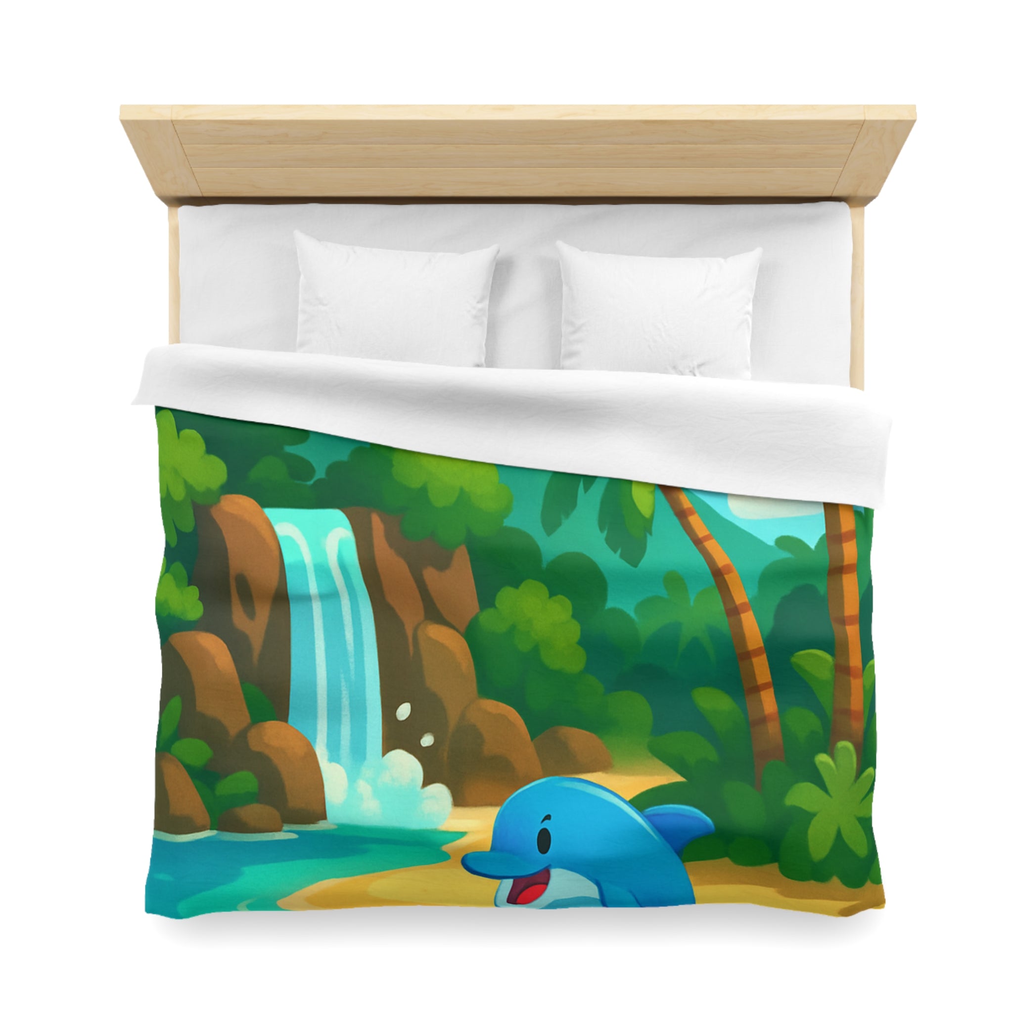 Housse de Couette Microfibre Motif Créatif Original Style Contemporain Chambre Élégante