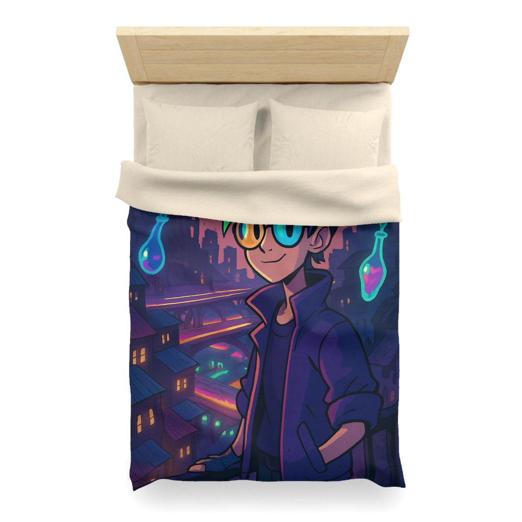 Housse de Couette Microfibre Création Artistique Moderne Design Exclusif Décoration Chambre