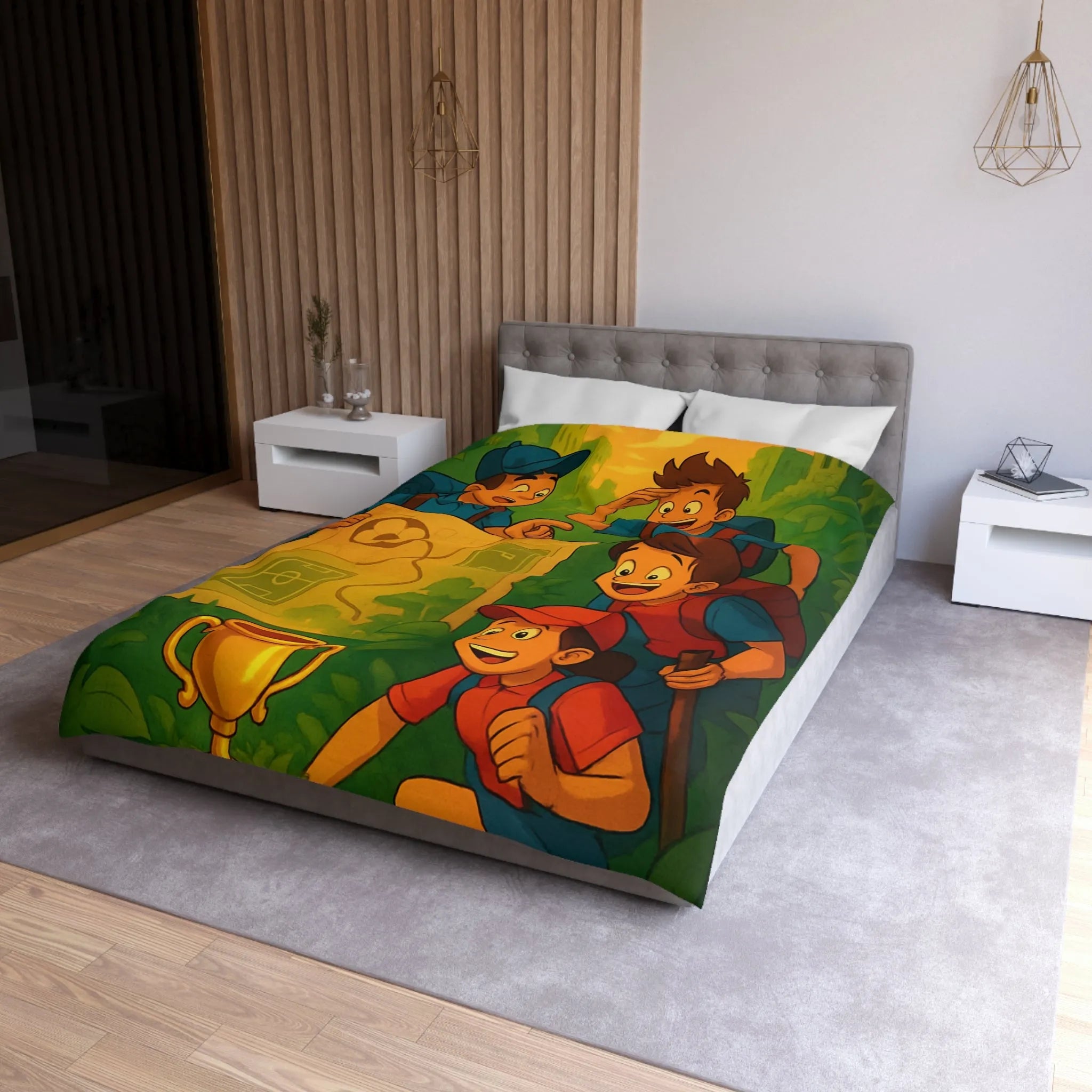 Explorez la jungles enchantée et découvrez un trésor inestimable sous un coucher de soleil vibrant