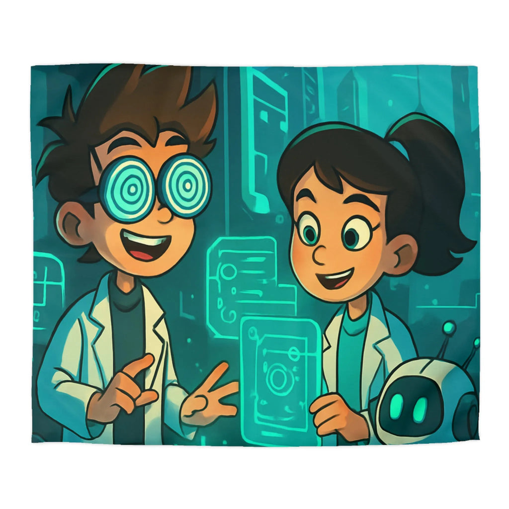 Housse de Couette Microfibre Art Graphique Contemporain Style Décoratif Chambre Tendance