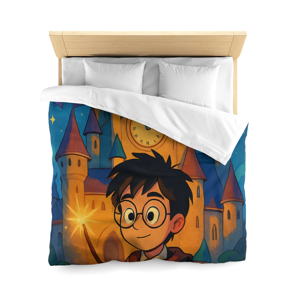 Housse de Couette Microfibre Motif Créatif Original Style Contemporain Chambre Élégante