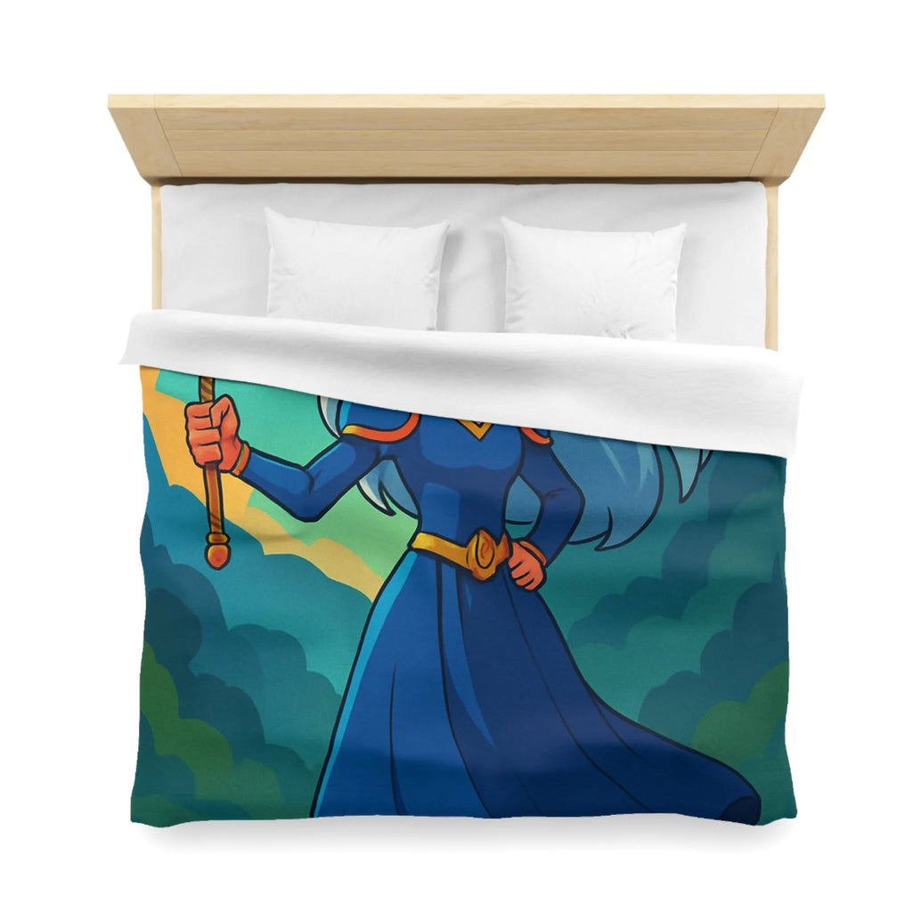 Housse de Couette Microfibre Art Graphique Contemporain Style Décoratif Chambre Tendance