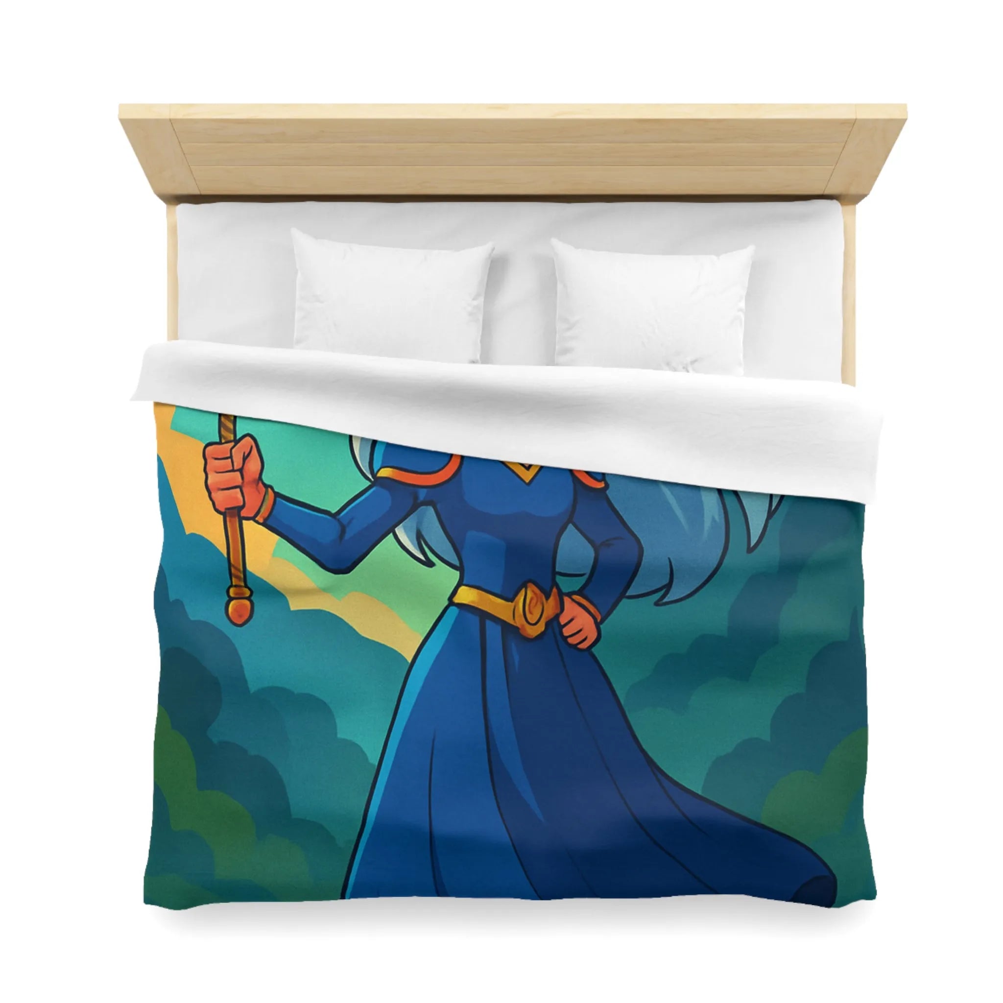 Housse de Couette Microfibre Art Graphique Contemporain Style Décoratif Chambre Tendance