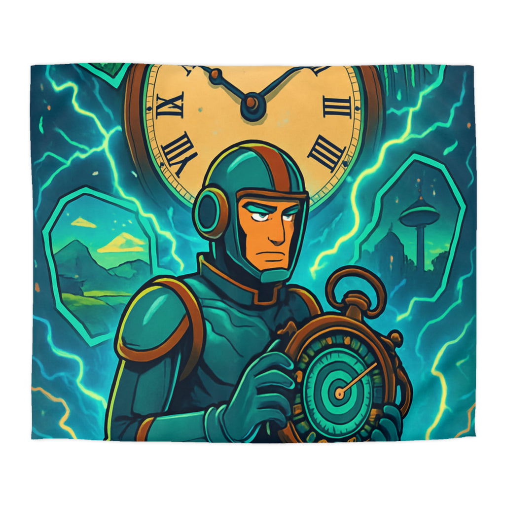 Housse de Couette Microfibre Illustration Unique Design Moderne Décoration Intérieure Raffinée