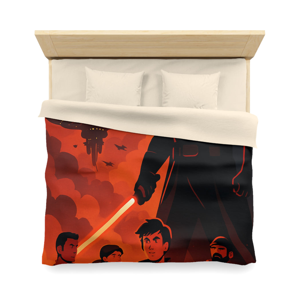 Housse de Couette Microfibre Motif Créatif Original Style Contemporain Chambre Élégante