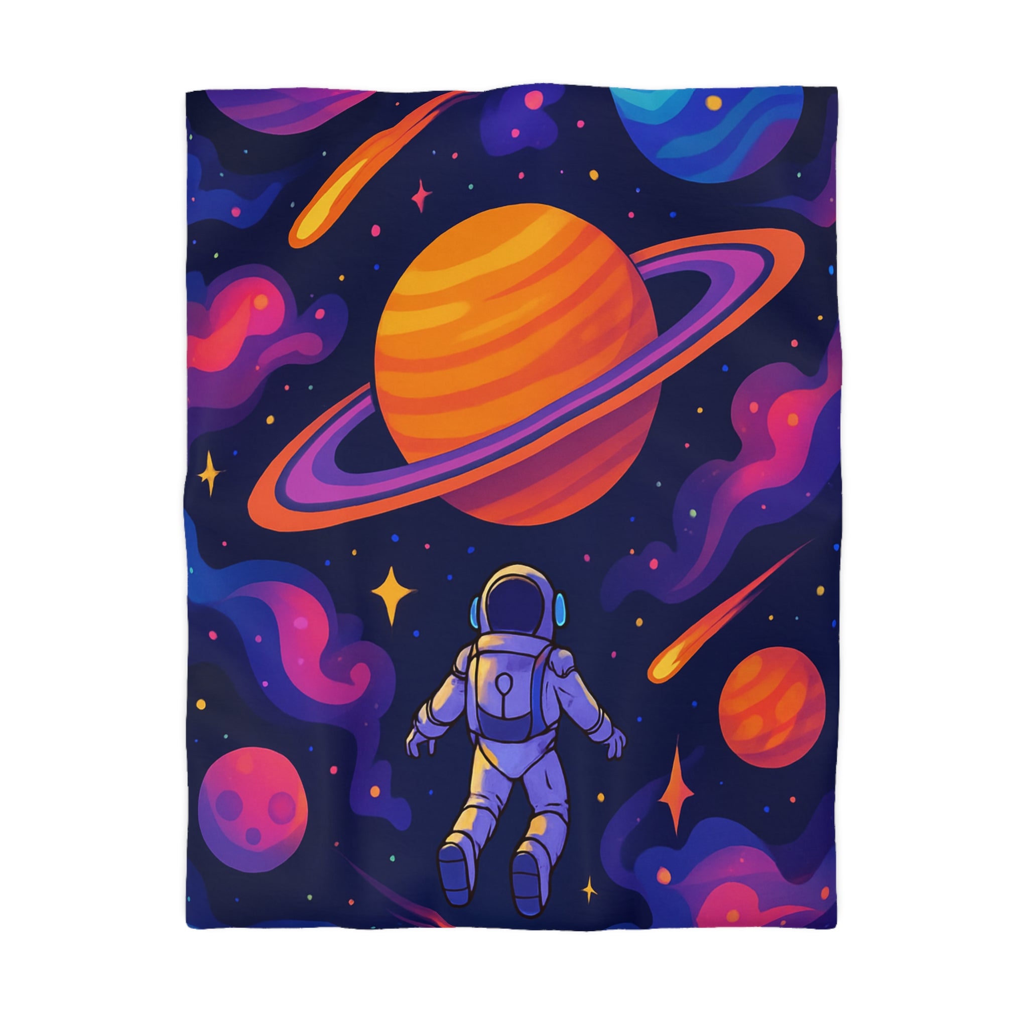 Housse de Couette Microfibre Motif Créatif Original Style Contemporain Chambre Élégante