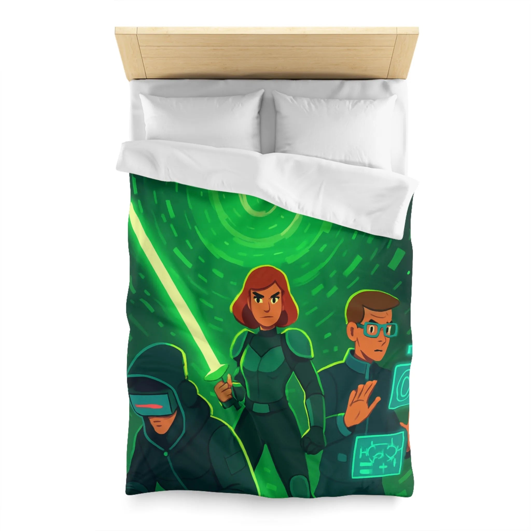 Housse de Couette Microfibre Création Artistique Moderne Design Exclusif Décoration Chambre