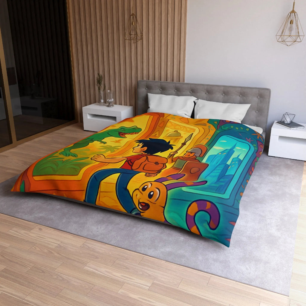 Housse de Couette Microfibre Création Artistique Moderne Design Exclusif Décoration Chambre