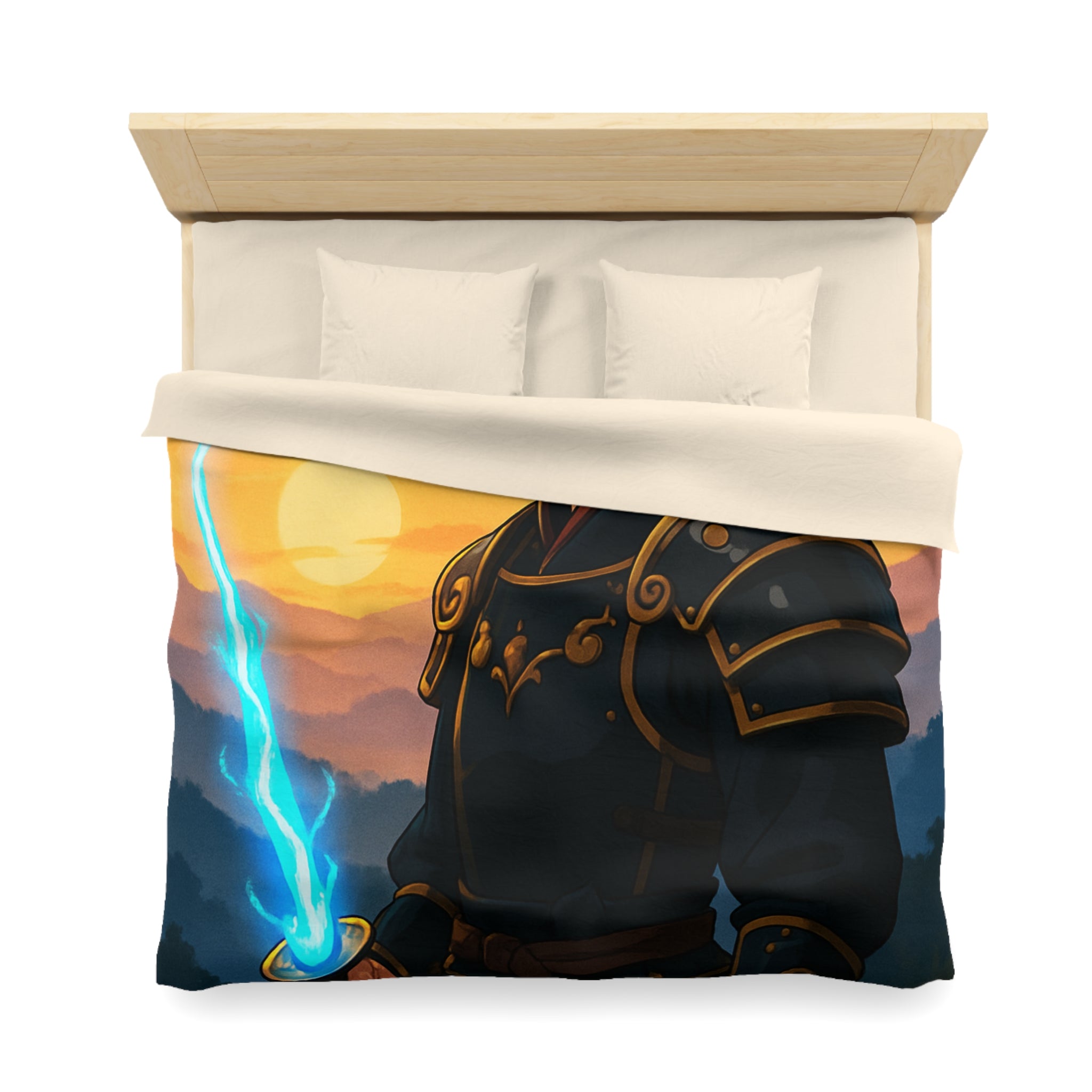 Housse de Couette Microfibre Motif Créatif Original Style Contemporain Chambre Élégante