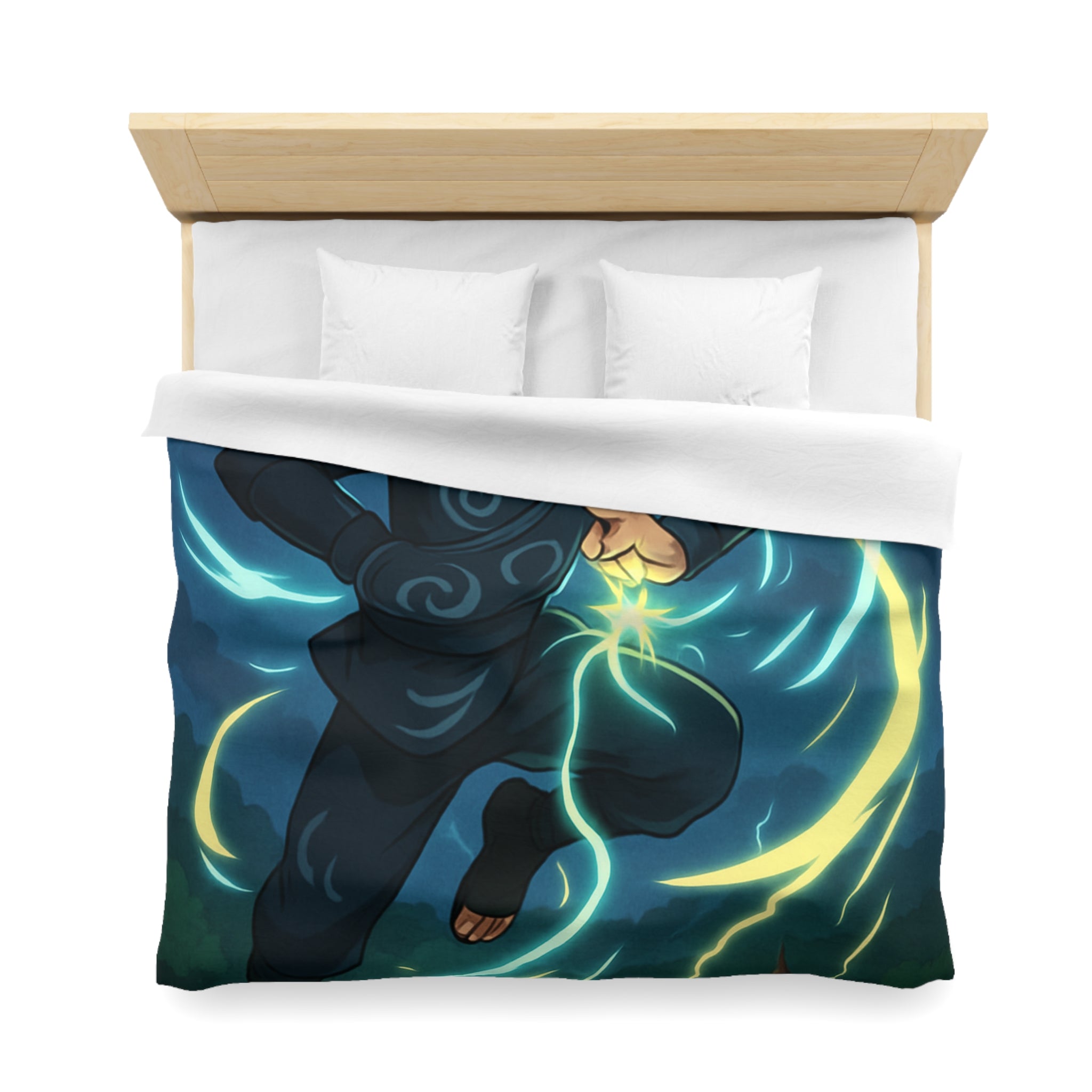 Housse de Couette Microfibre Motif Créatif Original Style Contemporain Chambre Élégante