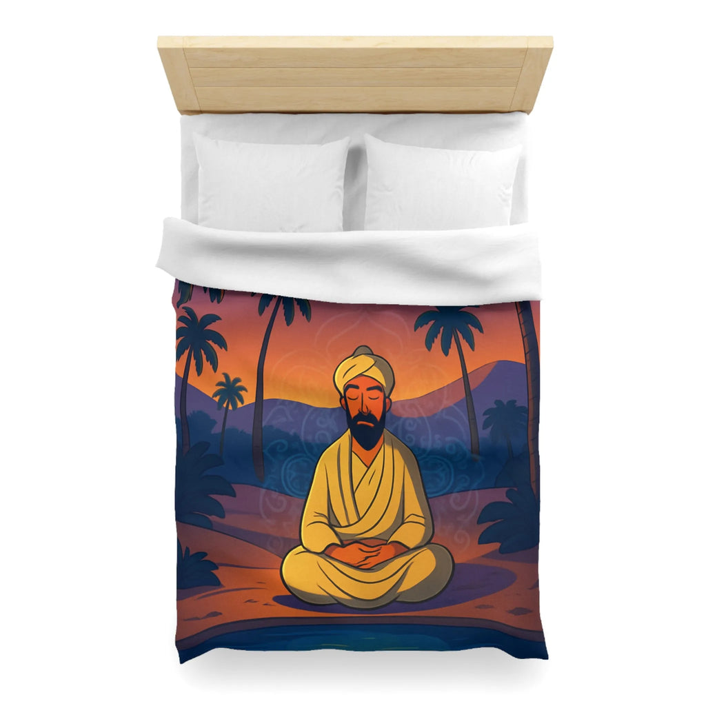 Housse de Couette Microfibre Art Graphique Contemporain Style Décoratif Chambre Tendance