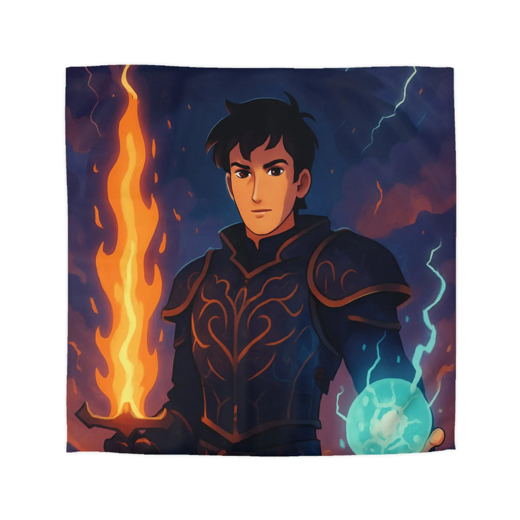 Housse de Couette Microfibre Art Graphique Contemporain Style Décoratif Chambre Tendance