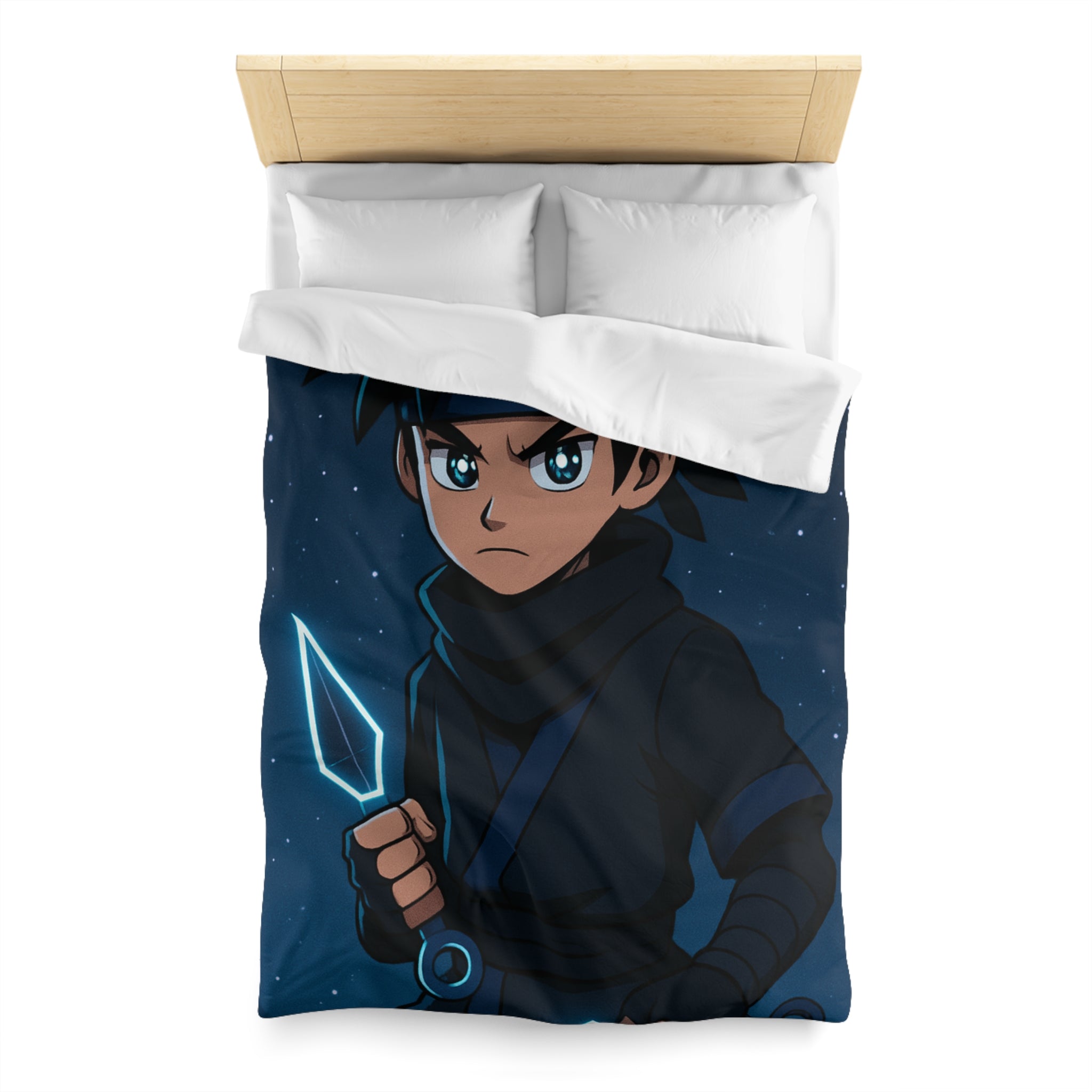 Housse de Couette Microfibre Illustration Unique Design Moderne Décoration Intérieure Raffinée