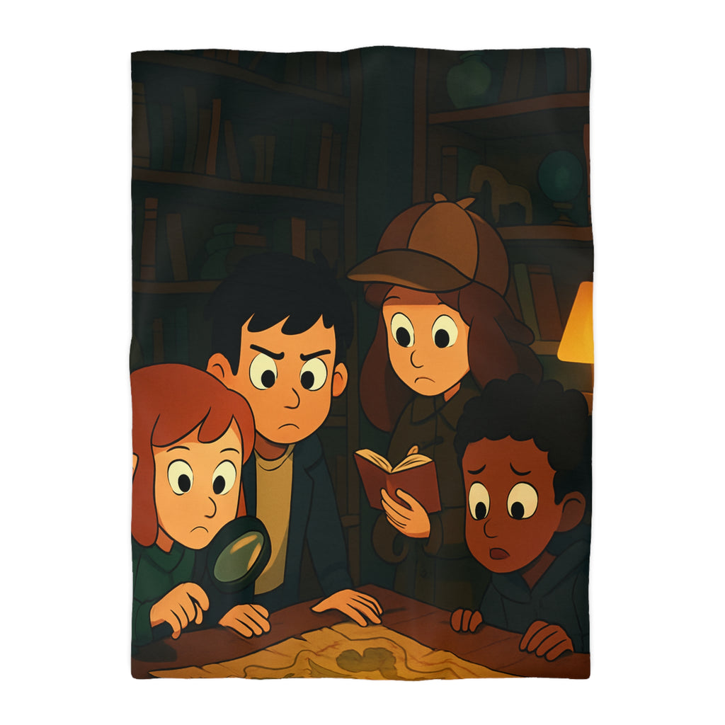 Housse de Couette Microfibre Motif Créatif Original Style Contemporain Chambre Élégante